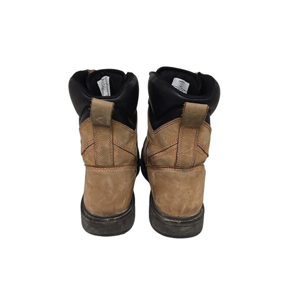 DAKOTA Men's 8" Steel Toe Steel Plate Quad Comfort Work Boots 8522 Wheat 10.5W - Picture 3 of 7